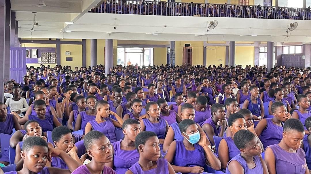 Mfantsiman Girls' Mental Health Talk — photograph 10 of 29.