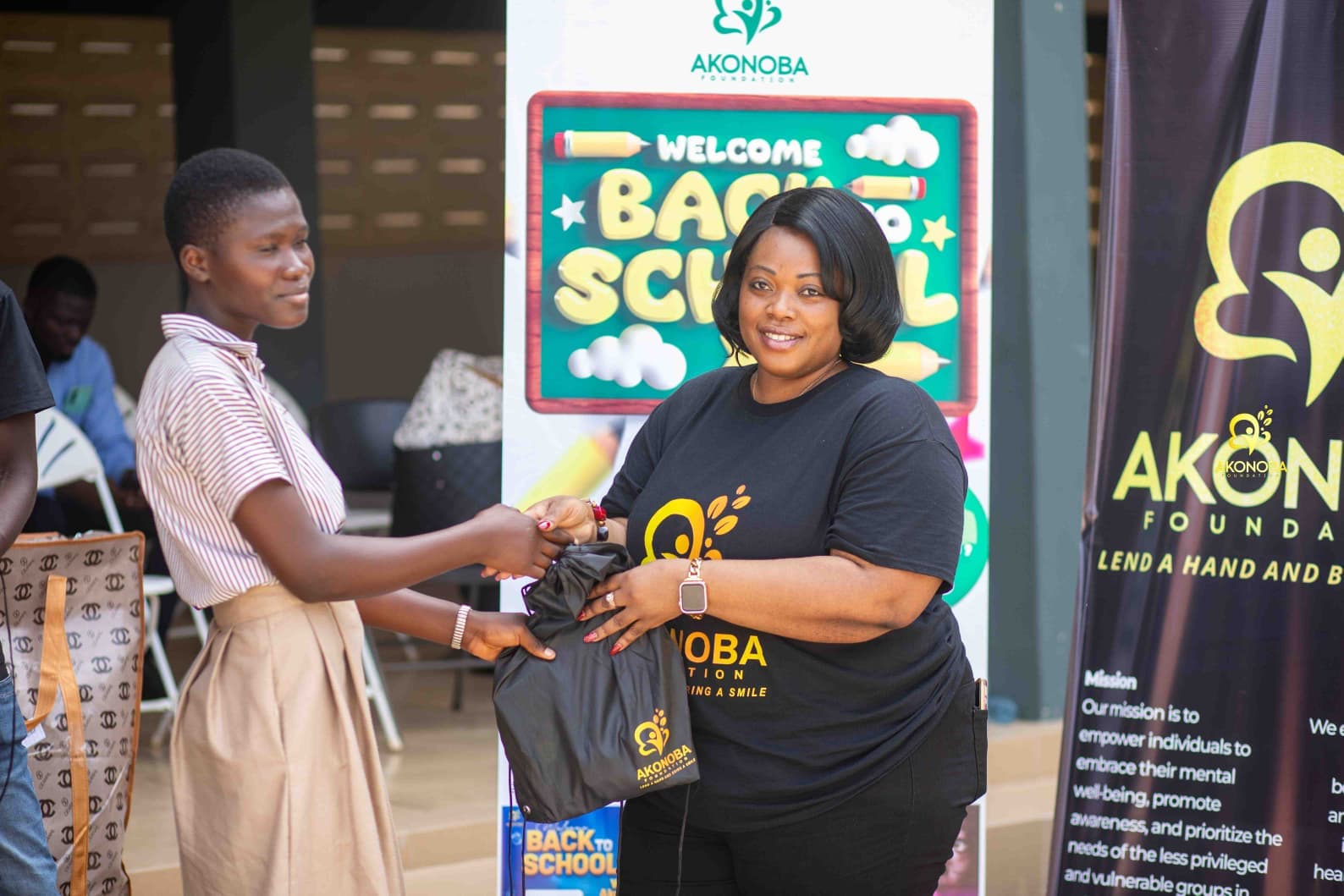 Obomeng-Kwahu Back-to-School Donation — photograph 26 of 30.